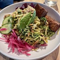 Buddha bowl w tofu  at DEN - Root Down - TC in Denver