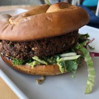 Veggie burger at DEN - Root Down - TC in Denver