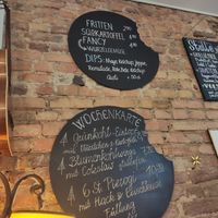 Die Karte at Kruemelkueche in Duisburg