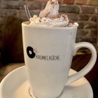 Best vegan hot chocolate ever!  at Kruemelkueche in Duisburg