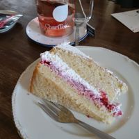 Strawberry cheesecake  at Kruemelkueche in Duisburg