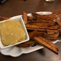 Fries with juppi sauce at Kruemelkueche in Duisburg