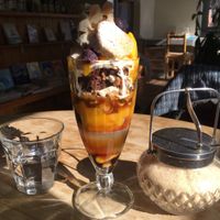 Vegan mango parfait. Super yum! at Cafe Bonheur in Tanabe