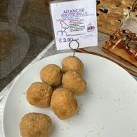 Arancini Risotto Balls   at Vegan Sweet Tooth in London