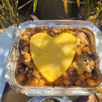 Lentils and Polenta Shepherds Pie at Vegan Sweet Tooth in London