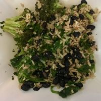 Cajun rice and beans at Lost Dog Cafe in Binghamton