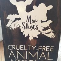 Logo at Moo Shoes in Los Angeles