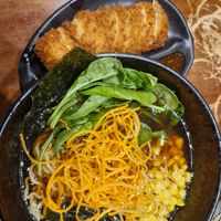 Shoyu ramen with vegetarian chickn at Mizu Ramen in Berlin