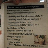 Vegan and vegetarian tapas at Mar Robles in Almeria