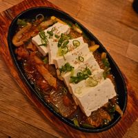 Tofu and Kimichi Bookum at Mukkebi in North London