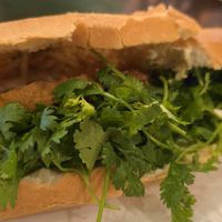 Vegan Bahn My sandwich with marinated tofu at Pho Ninh Kieu in Parsippany