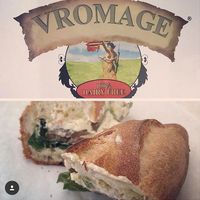 Mozzarella sandwich  at Vromage Dairy-Free Cheese Shop in West Hollywood