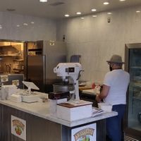 Inside during Covid 19 at Vromage Dairy-Free Cheese Shop in West Hollywood