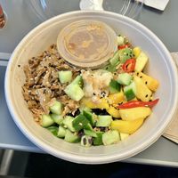Vegan 'chicken’ poke bowl  at Hitzberger - Halle Lowenstrasse in Zurich