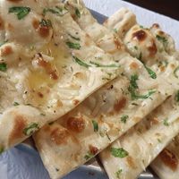 NOT vegan naan at Everest Montanha in Lisbon