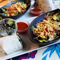 Vegan burrito at Lac Casa  in Annecy