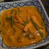 Panang Curry (requested to make vegan) at Thai Villa - New York in New York City