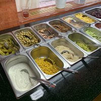 Salad section  at Vegegården in Malmo