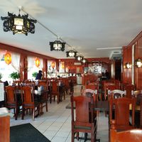 Few people during lunch maybe due to corona at Vegegården in Malmo