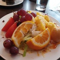 Dessert included in price at Vegegården in Malmo