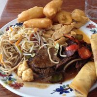 Vegan food from Vegegården in Malmö at Vegegården in Malmo