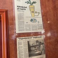 Apparently Swedens best vegan restaurant   at Vegegården in Malmo