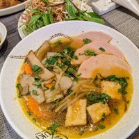 Vegan Bun Hue Noodles at Yuki Duyen Chay  in Central Singapore