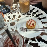 Vegan cake at Clifton Nurseries Cafe in London