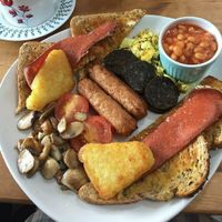 Breakfast of champions at The Old Hardware Shop in Liverpool