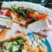 Chicken & bacon sarnie  at The Old Hardware Shop in Liverpool