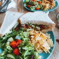 Toastie (Italian sausage) & sandwich  at The Old Hardware Shop in Liverpool