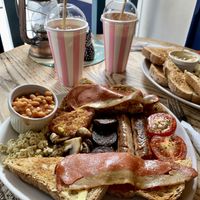 Vegan breakfast   at The Old Hardware Shop in Liverpool