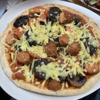 Breakfast pizza at The Old Hardware Shop in Liverpool