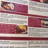 Easy to sub in tofu  at Notchtop Bakery and Cafe in Estes Park