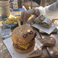 Burger & Burrito  at Ona Beach Bar in Roses