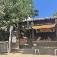 Outside  at Ona Beach Bar in Roses