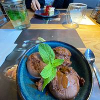 Chocolate & OrangeBlossom Ice Cream at Wagamama in Harrogate