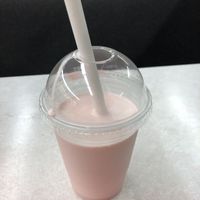 Milkshake with very little flavor at Ben's Chili Bowl in Washington