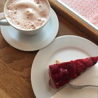 yummy sweets  at Eugens Bio Cafe Restaurant in Konstanz