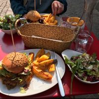 Huge meal! at Eugens Bio Cafe Restaurant in Konstanz