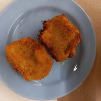 Croquetas de hongos at Km.0 in San Sebastian