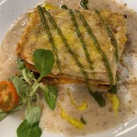 Lasagna   at Km.0 in San Sebastian