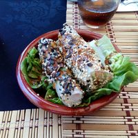 Raw veggie rolls at HōnestBar:Ibiza  in Ibiza