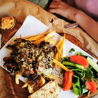 Vegan gyros at Gran Aladino in Corfu
