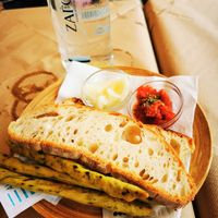 Fresh bread at Gran Aladino in Corfu