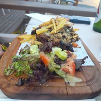 Gyros plate at Gran Aladino in Corfu