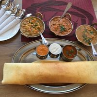 Curries and dosa at Swaruchi in Johannesburg