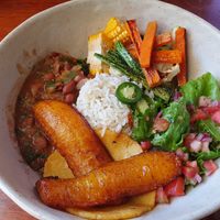 Pokebowl typico vegano at Orchid Coffee & Restaurant  in Monteverde