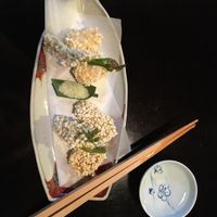 Tempura vegs at Kakusho in Takayama