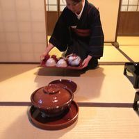 Tea serving  at Kakusho in Takayama